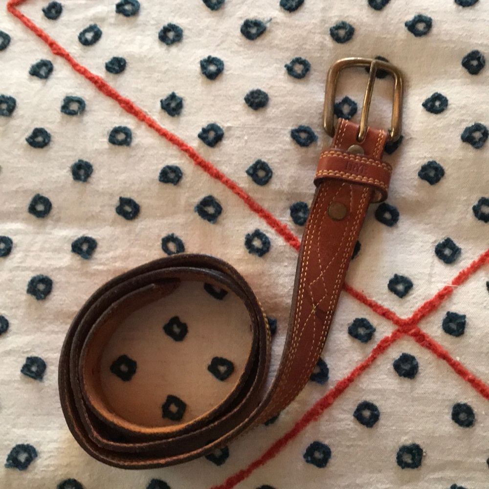Frye brown leather belt